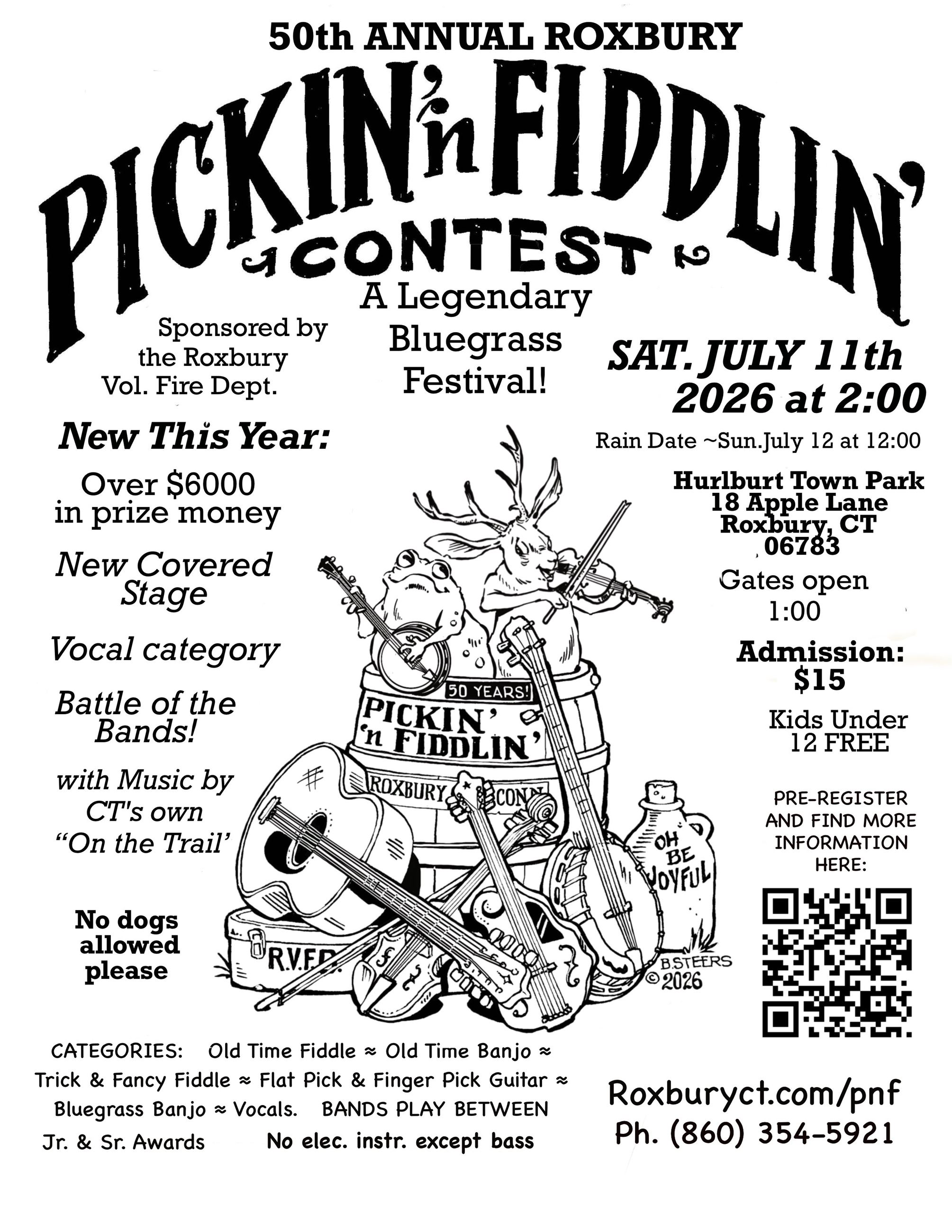 Pickin n Fiddlin 2026 Flyer