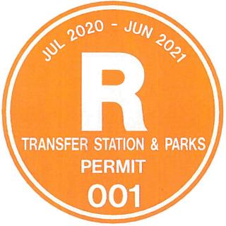 2020 Transfer Station Permit